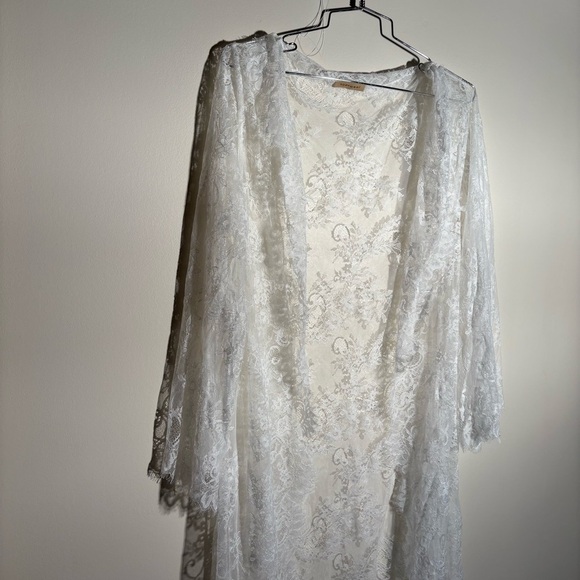 Nüdwear French Lace Maxi Robe